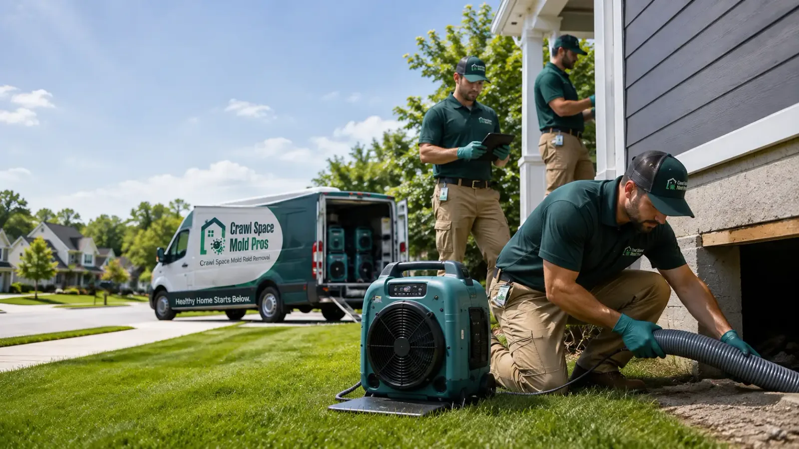 Crawl Space Mold Removal in Chapin, IL